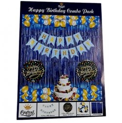 Star Happy Birthday Banner combo pack (Blue)