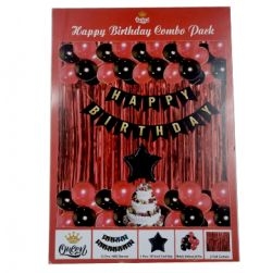 Small size Happy birthday combo pack (Red)