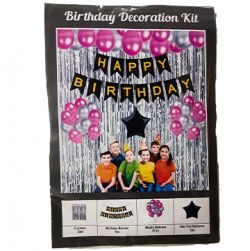 Happy Birthday 4 item kit (Silver)