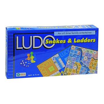 Ekta LUDO, SNAKES & LADDERS board game | Board Game for Kids & Family | Strategy Fun Indoor Game | Board Games