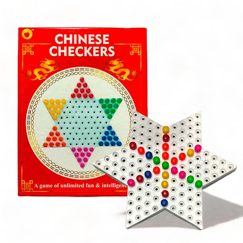Applefun Chinese Checker A Game fun & Intelligence | Board Game for Kids & Family | Strategy Fun Indoor Game | Board Games