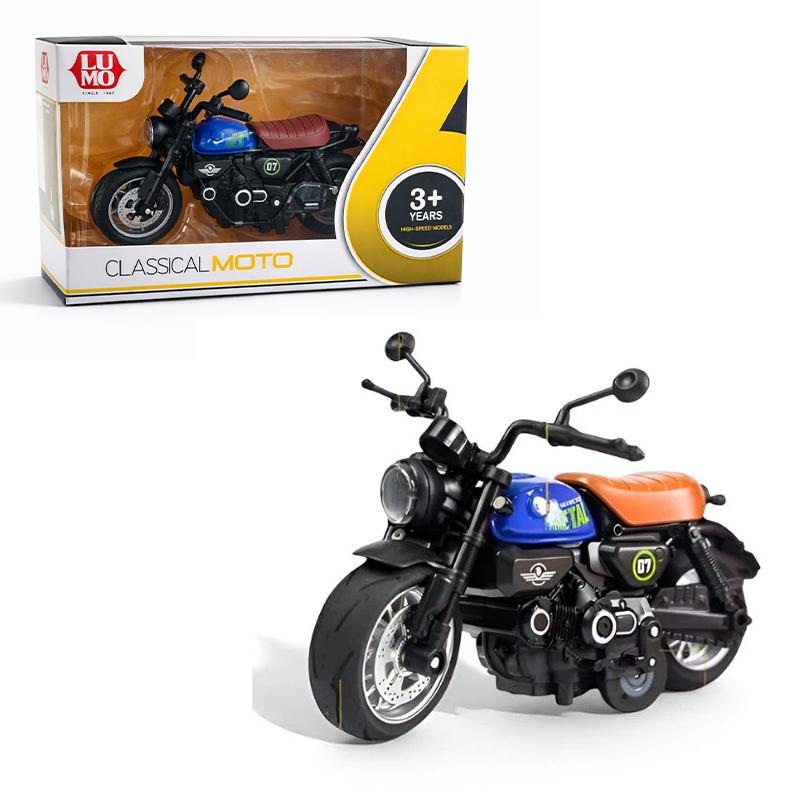 Lumo Classic Moto Bike Blue (Lumo) | Ride-On Toy for Kids | Baby Tricycle Balance Bike Rideon | Ride-Ons