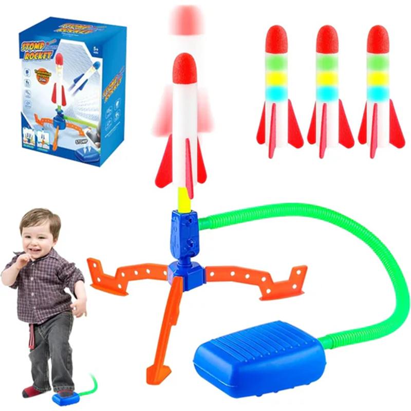 Stomp Educational Rocket ejector toy | Educational Toy for Kids | Learning Development Skill Building Toy | Educational Toys