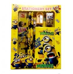 Minion Pencil Stationery set gift fo kids ( Yellow)