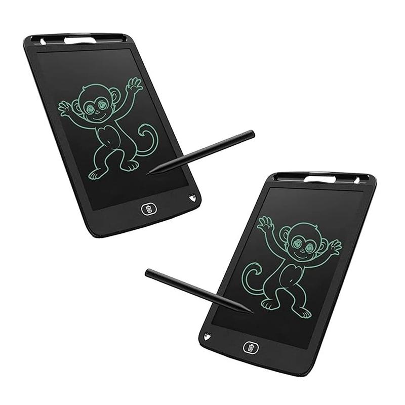 2 Combo LCD Writing Pad Tablet 8.5 Inch Digital Slate (Black)