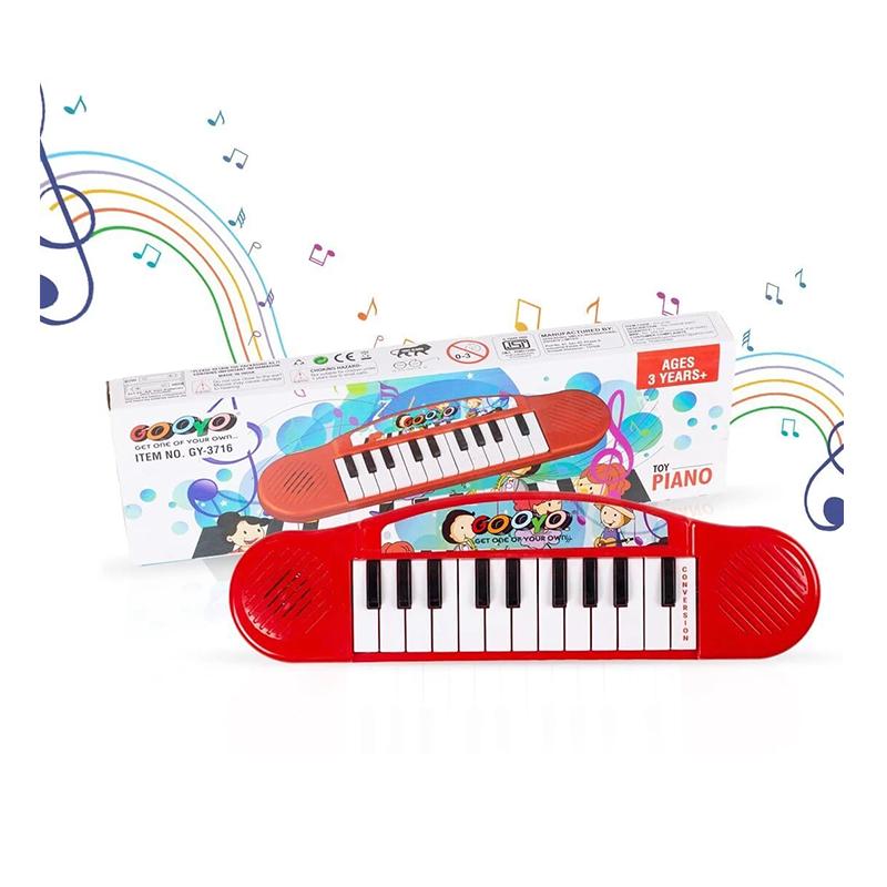 Piano Portable Keyboard Musical (Orange)
