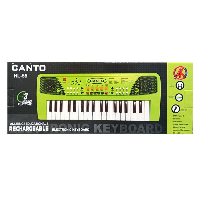 Canto 37 Keys Piano With Rechargeable Function For Kids