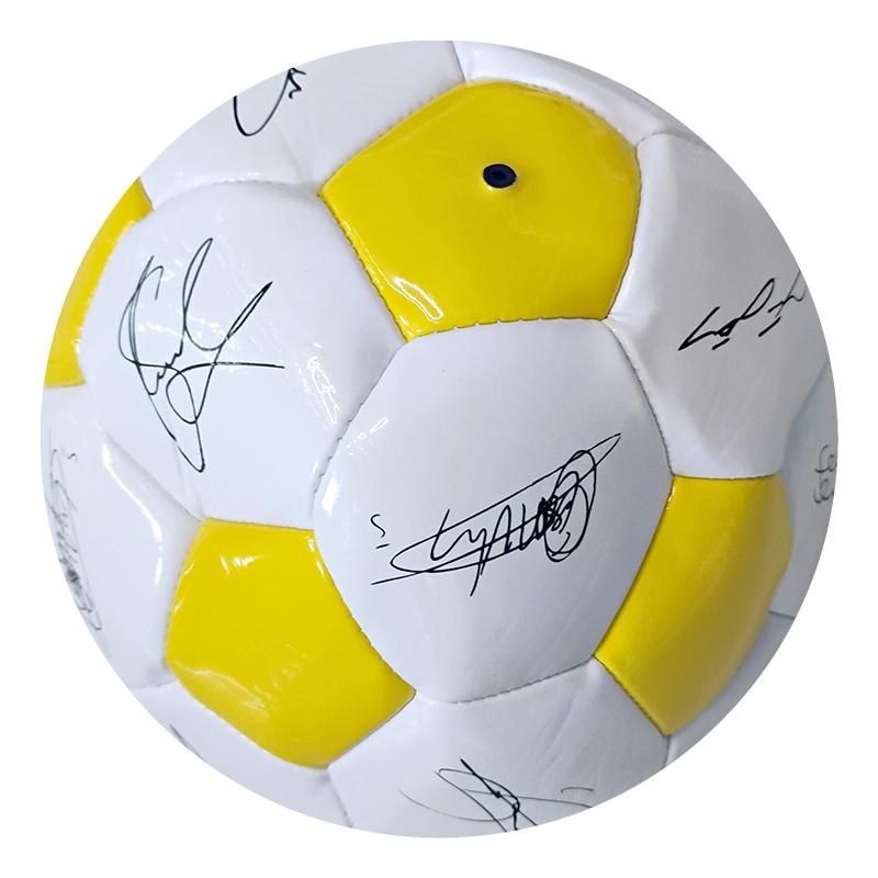 Topi Football Signed Yellow & White
