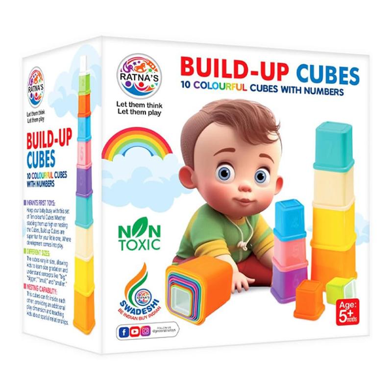 Build Up Cubes (Multicolor)
