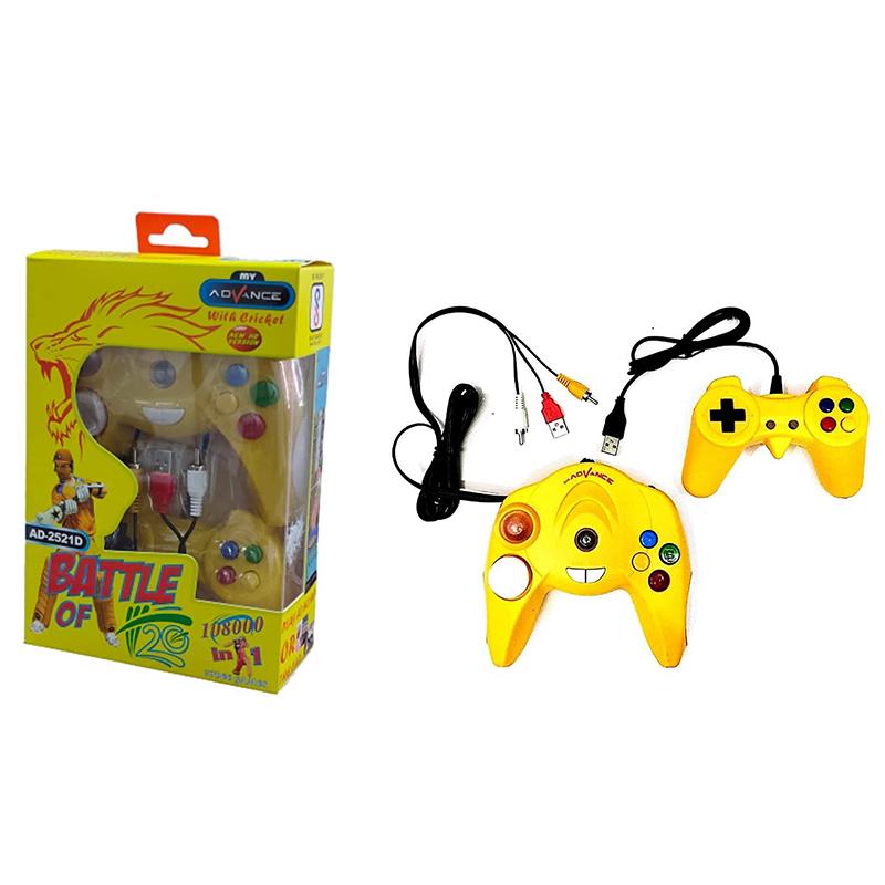 Advance Battle of 20 Plug & Play 8 Bit (2 Player) Video Game Remote