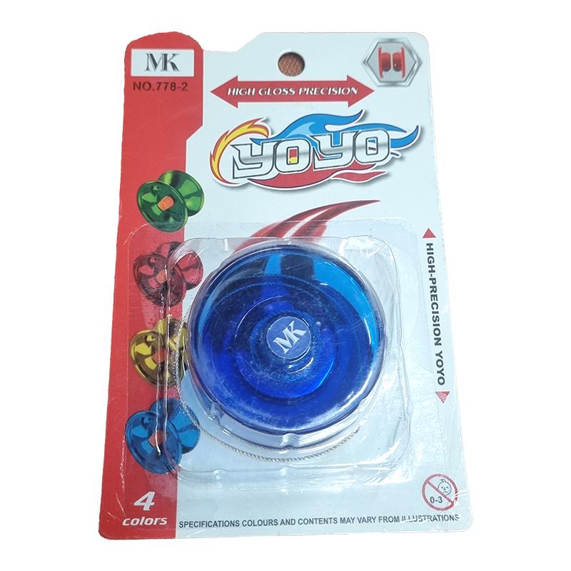 Yoyo Transparent Speed Spinner high gloss precision (Blue)