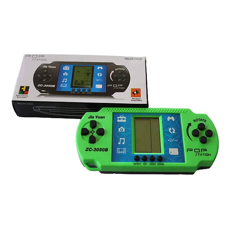 Pop Station Brain Training Brick Video With Music Hand Handheld Gaming Console