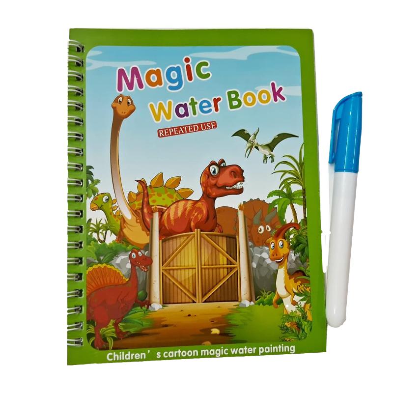 Dinosaur Reusable Magic Water Book for Painting