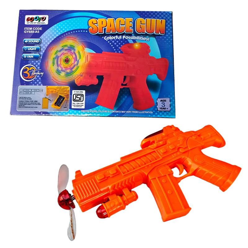 Gooyo Space Gun Orange (Gooyo) | Toy Gun for Kids | Soft Bullet Blaster Shooter Toy | Toy Guns