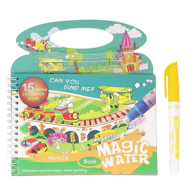Vehicle Water Magic Book (Big)