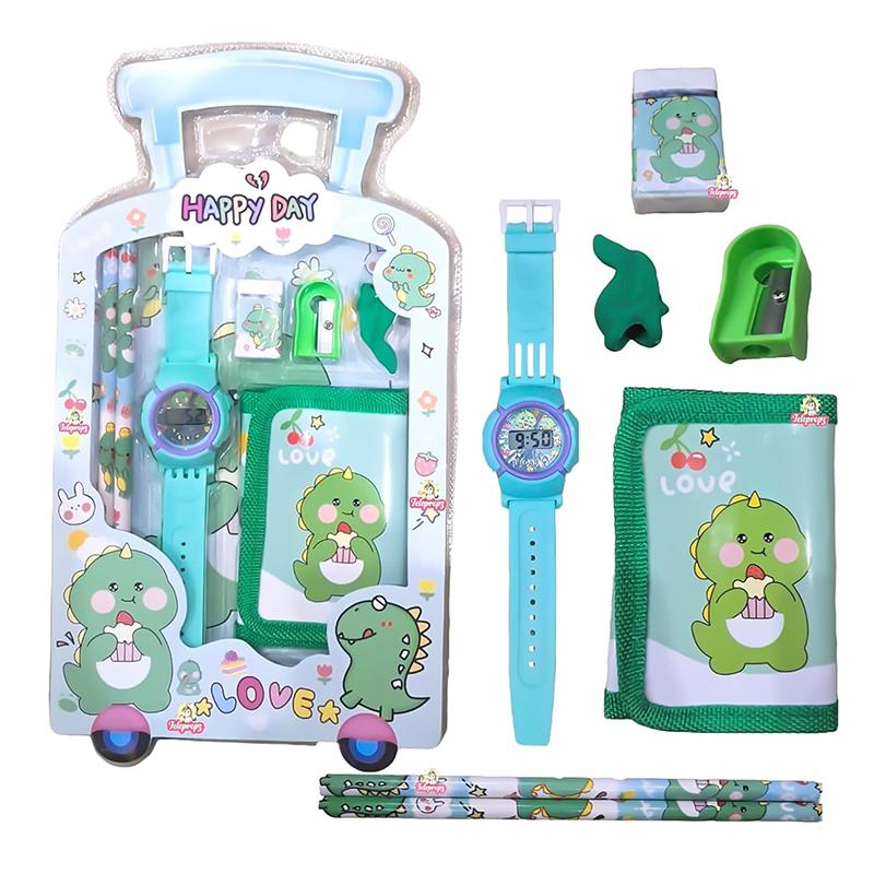 Happy day Watch Pencil Set (Green)
