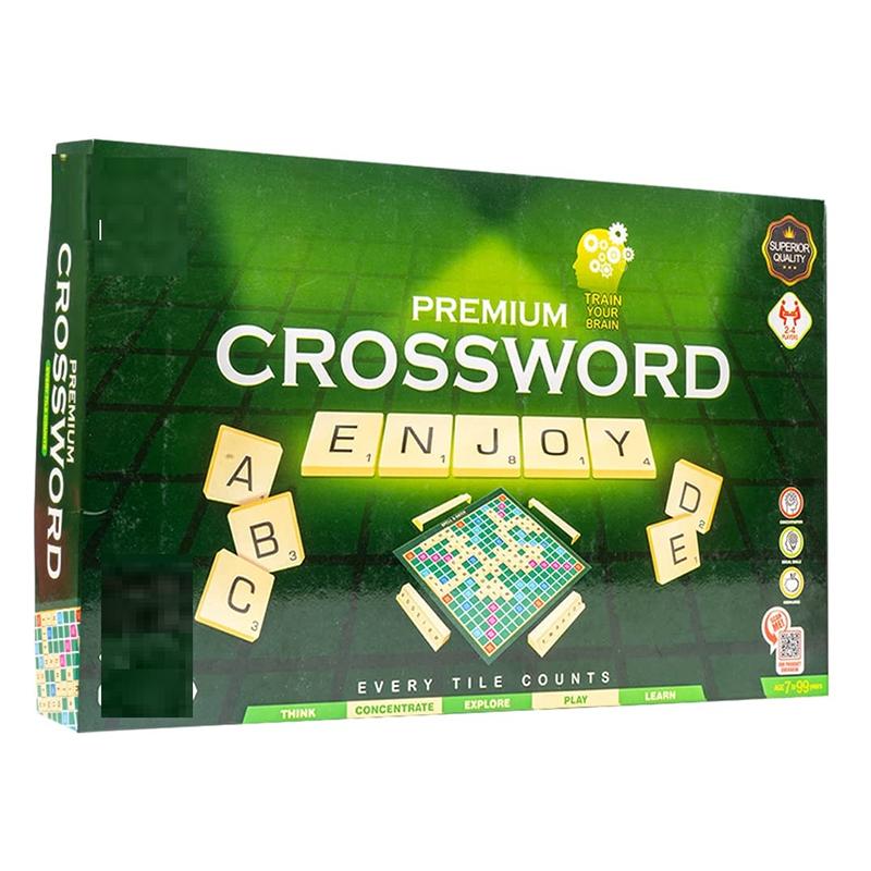 Ratnas Premium CrossWord Educational Word Game for Kids | Board Game for Kids & Family | Strategy Fun Indoor Game | Board Games