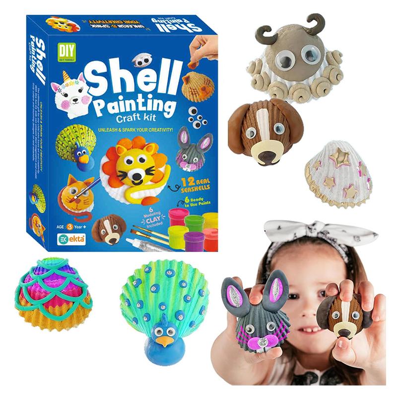Shell Painting Craft Kit (Ekta)