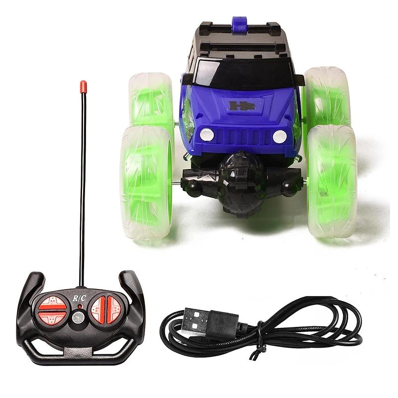 Acrobat Remote control Hummer Stunt Car (Blue)