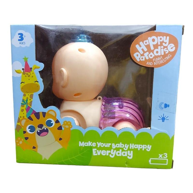 Happy paradise baby Crawling (Purple)