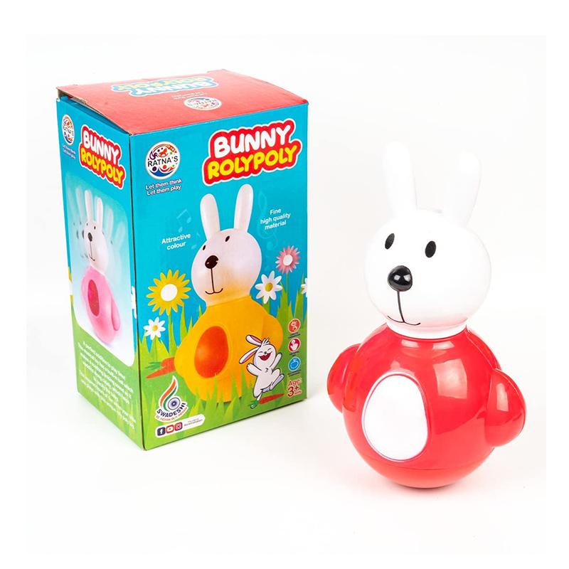 Bunny Roly Poly Rattling Toy for Babies