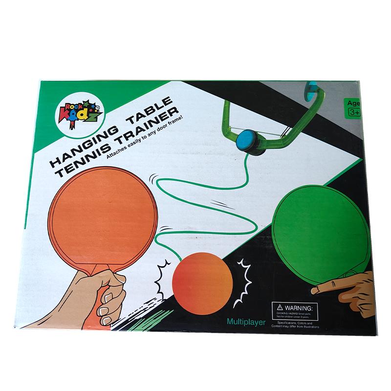 Hanging Table Tennis Trainer 6 Ping Pong Ball & 1 Pair Paddle Self Training Gaming Set