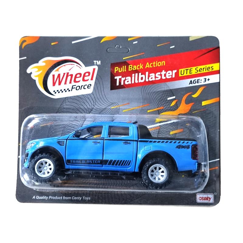 Wheel Force Pull back Action Trailblaster (Blue)
