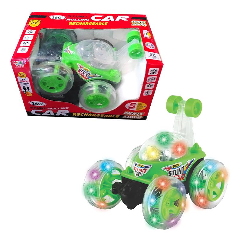 Remote control toys Stunt car for Kids | Plastic | Green Color | Toy Vehicles Toy | Remote control toys