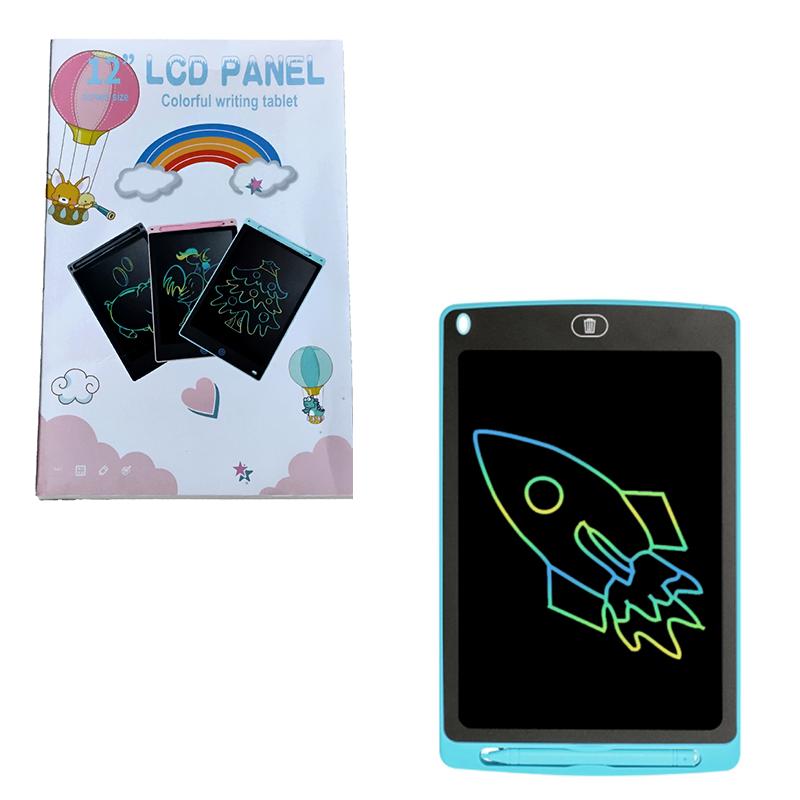 12 Inch LCD Panel Colorful Writing Tablet (Blue)