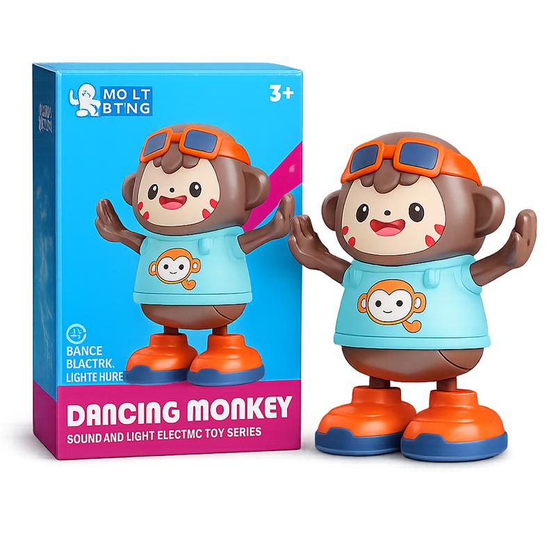 Dancing Monkey With Sound And Light (Sky Blue)