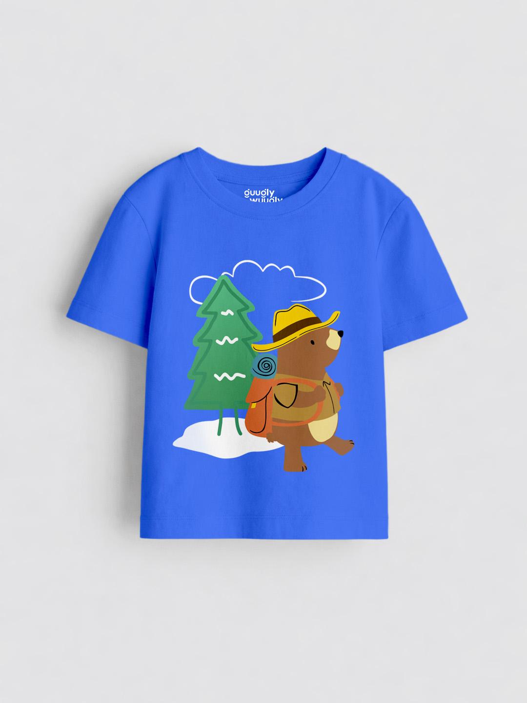 Boys Icy Bear Classic Blue Tshirt