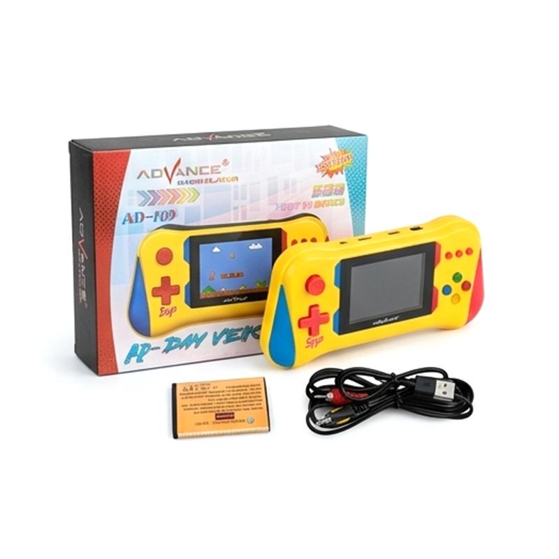 TMG Handheld Game Console,500 Classical Games Retro Video Games 3.5' Color Screen Handheld Gaming Console (Yellow)