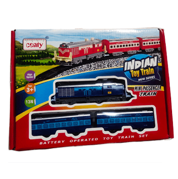 MINI PASSENGER TOY TRAIN SET (BLUE)
